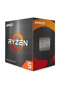 AMD 5000 Series Ryzen 5 5600X Desktop Processor 6 cores 12 Threads 35 MB Cache 3.7 GHz Upto 4.6 GHz Socket AM4 500 Series Chipset (100-100000065BOX)