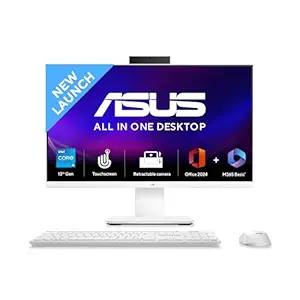 ASUS V440 13th Gen,Intel Core i5-13420H,23.8" Touchscreen, FHD, All in One PC, 16GB/512GB,Windows 11,Office 24,Retractable Camera,with Wireless Keyboard & Mouse,M365 Basic (1Year)*,V440VA-TWPD017WS