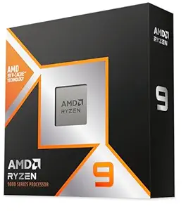 Ryzen 9 9950X3D Desktop Processor with Integrated Radeon Graphics, 16 cores 32 Threads 128MB Cache Base Clock 4.3 GHz Up to 5.7GHz AM5 Socket System Memory DDR5 Up to 5600 MT/s - 100-100000719WOF